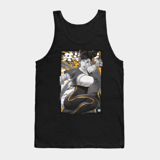 Chun Li Tank Top by jhony-caballero-store